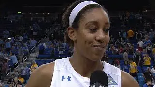 Monique Billings discusses home-court battle in win over No. 3 Baylor