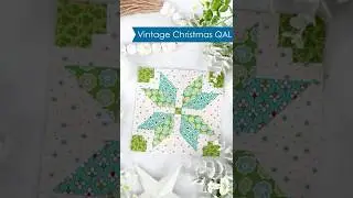 Sewing the WOOL STAR Block for the Vintage Christmas QAL by Lori Holt!