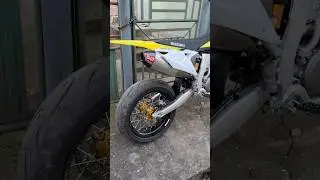 23 Suzuki RM-Z 450 supermoto soundcheck. No DB killer. Yoshimura RS4