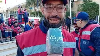 العرضيين أمام بلدية أكادير يطلبون تسوية الوضعية وحقوقوهم مشروعة