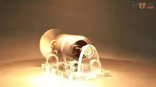 STARK-3 Solar Horizontal Four-side Magnetic Levitation Mendocino Motor Model - Banggood Toy&Hobbies