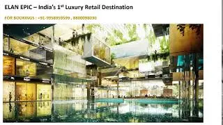 9958959599, Elan Epic Sector 70 Gurgaon, Elan Epic food court price