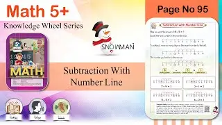 Math 5+ Knowledge Wheel Series | Page No 95 | Subtraction With Number Line | Math Prep Class