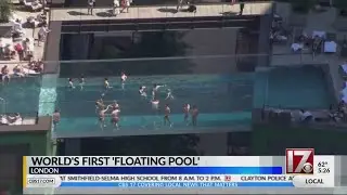 World's first floating pool opens in London