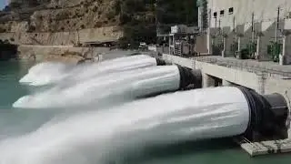 T 4 POWER PROJECT TARBELA DAM. #SPILLWAYS    #TUNNELS    #POWER HOUSE