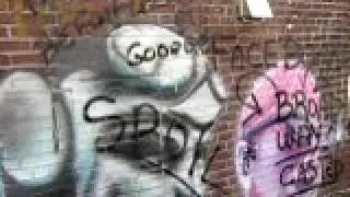 Broadcast Lane-Mural Vandalism-Repair in Works