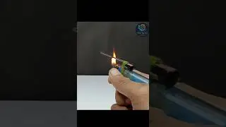 Powerful Gun With Lighter #shorts #youtubeshorts