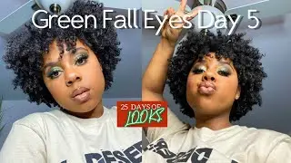 25 DAYS OF LOOKS -GREEN FALL EYES