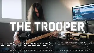 Iron Maiden - The Trooper | Bass Cover with Play-Along Tab