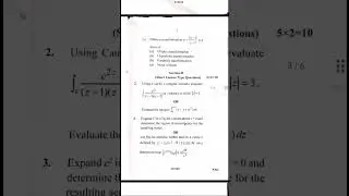 MSC 1st SEM || Complex Analysis I || Mathematics || 2023 || Previous year question paper 2022