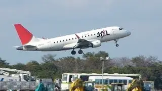 仙台空港　JA212J J-AIR JAL Embraer ERJ-170 Takeoff