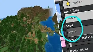 Minecraft Huge Zombie Plains Village Seed