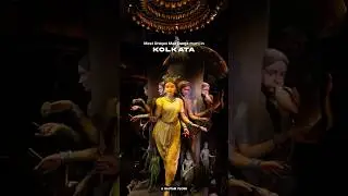 Kolkata Unique Durga Maa Murti | 😍 moon Theme pandal #kolkatadurgapujapandal #durgapuja2024
