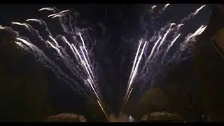 Hochzeitsfeuerwerk Schloss Berge  05.11.2022 Frontansicht