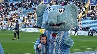 Jonas Coventry City Mascot experience vs Stoke City 11th November 2023