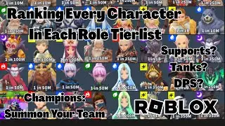 Рейтинг каждого персонажа в каждой роли в Champions: Summon Your Team Roblox