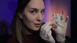 Realistic Ear Piercing ASMR RP | Soft Spoken, Binaural, Gloves