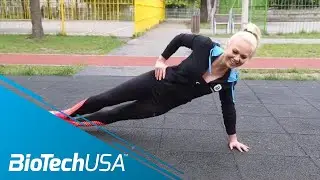 Szabadtéri edzés Kiss Virággal 1. rész - BioTechUSA