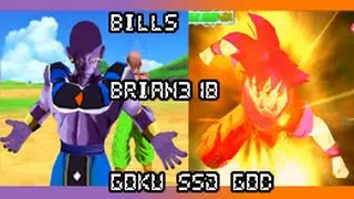 Goku SSJ GOD & Beerus Xenoverse Tag Team Mod PSP By Brian318