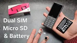 Nokia HMD 130 Music - How to Insert SIM Card, Micro SD Memory Card & Battery ( Dual SIM Phone )