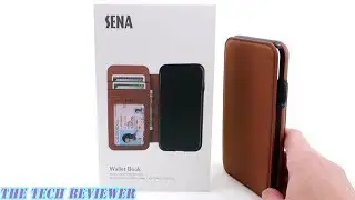 Drop Protection in a Leather Wallet Case? Check out Sena's Bence Wallet Book for iPhone X!