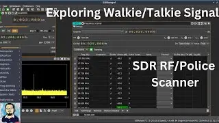Police Scanner Frequency Exploration | Walkie Talkie Gqrx & SDRangel | HackRF RTL-SDR