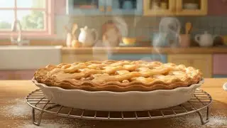 How to Make Apple Pie 🍎 | Cozy Cartoon Baking Video