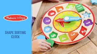Melissa & Doug Shape Sorting Clock
