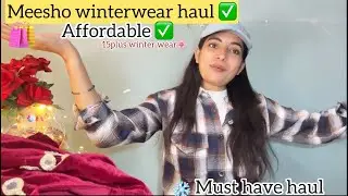 Meesho winterwear haul 2025 ✅ jacket shaul cordset Kashmiri Kurti😍winter must have haul|meeshohaul🛍️