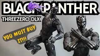 GREAT DESIGN!!! Three Zero&nbsp;&nbsp;Black Panther&nbsp;DLX Marvel & Hulkbuster Nano Gauntlet