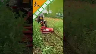 Trinciaerba per trattore GeoTech Pro LFM135 sbriciola erba e rami caduti #shorts 🚜