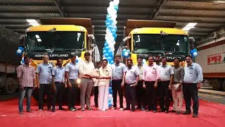 Ashok Leyland NR4825 Tipper grand delivery function.
