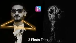 Top 3 Photo Editing Tutorials In PicsArt Mobile | Mr Unique Edits