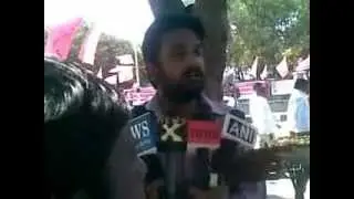 manne krishank ou jac speaking to national media