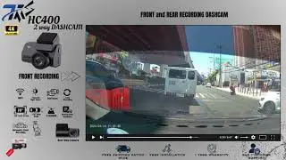 TMS HC400 | 4K + 2K WIFI DASHCAMERA