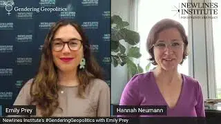 Gendering Geopolitics with Emily Prey: Dr. Hannah Neumann, Member of the European Parliament