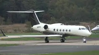 FLEXJET - GULFSTREAM G450 N451FX DEPARTING OFF FARNBOROUGH-EGLF RUNWAY 6 18-10-2025