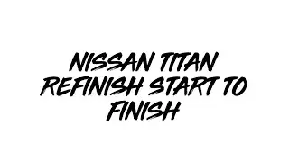 Nissan Titan 2021 Paint Refresh| Chris_the_painter_