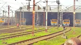 Beautiful Howrah Tikipara EMU carshed For South East Local train