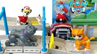 Satisfying with Unboxing Super Cool Paw Patrol and Peppa Pig Water Park Super Slide Pool Toys Review