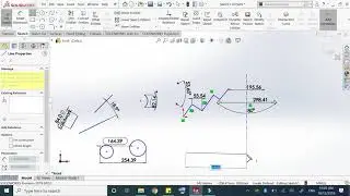 Sketch Numeric Input and add Dimension Solidworks in Urdu / Hindi | Tutorial 61
