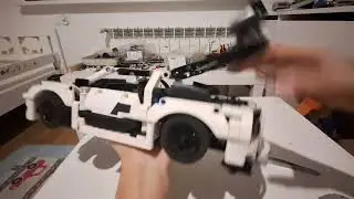 LEGO Technic white Fast and Furious Supra MK4 (42204 color MOD and RC MOD in one)