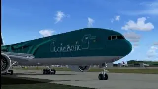 FSX 國泰倫敦希思羅前往香港 Cathay Pacific London Heathrow to Hong Kong