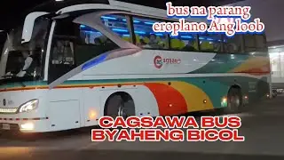 CAGSAWA BUS, parang eroplano Ang loob, malinis at magandang bus byaheng bicol
