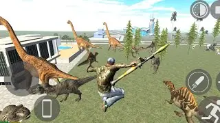 Frankly on attack ❌⛔❌#viralvideo #jurassicworld #dinosaur #city #fortuner #power #trending #franklin