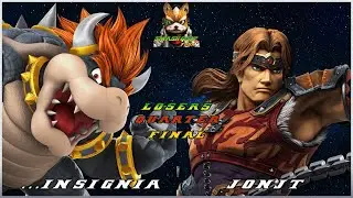 Smash & Sip 4: Losers Quarter-Final | ...Insignia (Bowser) V.S. JonJT (Simon, Richter, Min Min)