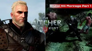 The Witcher 3 - Brutal Kill Montage Part 1 (Combat Gameplay)