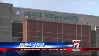 Patient tested in California for Ebola exposure