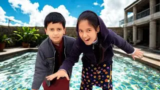 Kids Rainy Day Sherry Iqra Fun Game Challenge Prank Family Vlog.