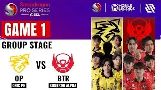 ONIC PH VS BIGATRON ALPHA GAME 1 | ONIC VS BTR | ESL SANPDRAGON MOBILE CHALLENGE FINALS MLBB S6